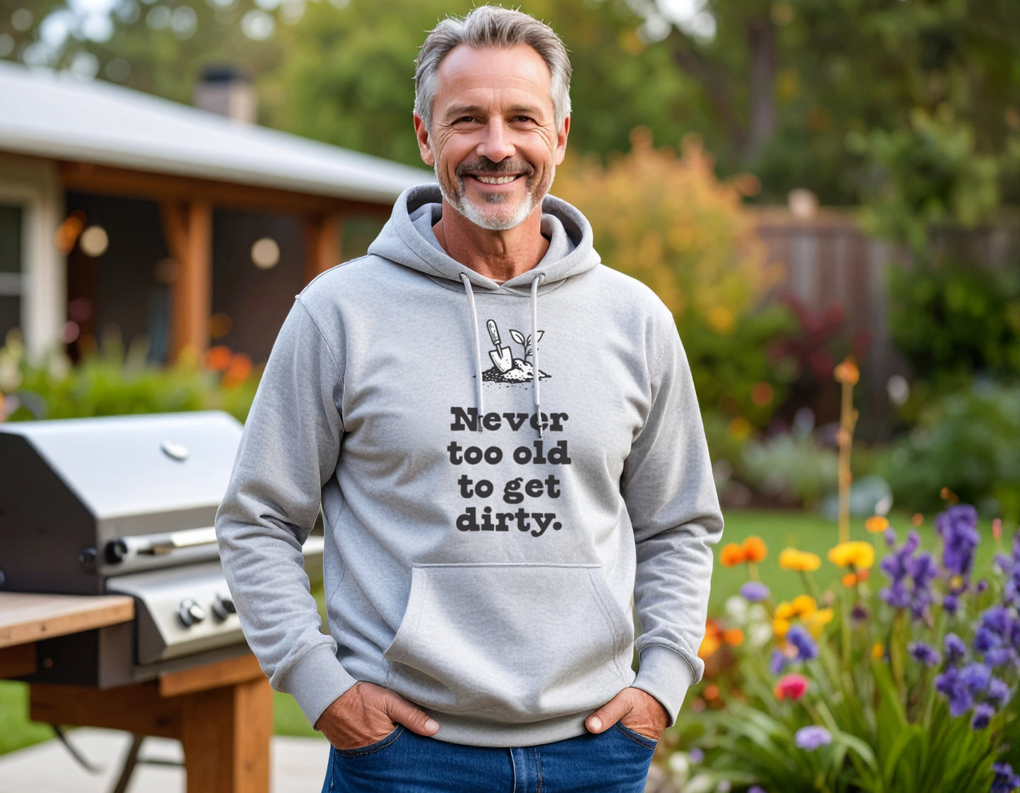 Never Too Old Pullover Hoodie